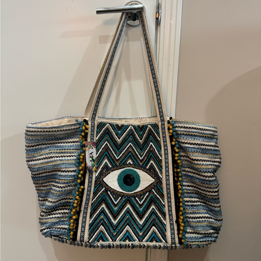 Beaded Tote Bag